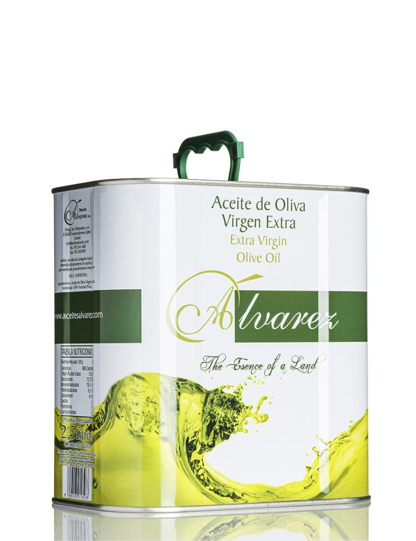 Aceite de Oliva Virgen Extra - Aceites Álvarez Lata 2,5L