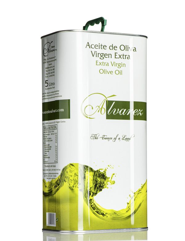 Extra Virgin Olive Oil - Aceites Álvarez Can 5l