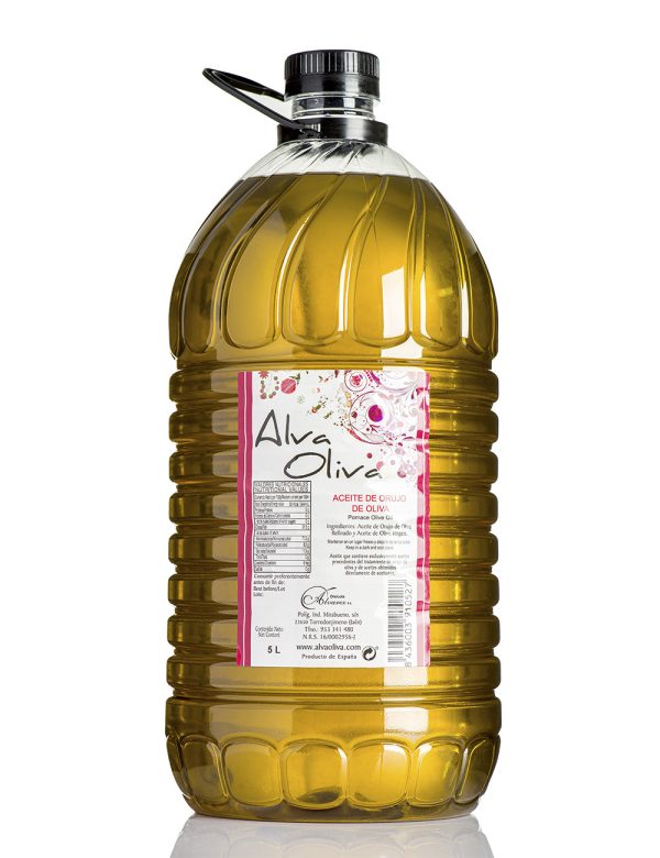 Aceite de Orujo de Oliva- Alva Oliva Pet 5l